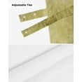thumbnail image 7 of Fsddascl Yellow Tie Up Valance Curtains for Windows, Kitchen Curtains Window Treatments, Retro Oil Painting Modern Abstract Art Aesthetics Short Window Shades Valances for Bedroom Bathroom 54"x18", 7 of 7