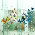 thumbnail image 3 of Sunjoy Tech 1 Set Wall Butterflies Stickers 3D No Mark Left Removable Animal Great Stickiness Home Beautification with Foam Glue Different Shapes Butterflies Decals Home Decor Stuff, 3 of 8
