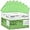 Green, variant on Pruvade Dental Bibs - 1000 Pack Adult Disposable Bibs for Dentist, Eating, Tattooing - 13" x 18" - 3-Ply Waterproof Medical Sheets for Piercing, Tattoo Table, Nail Techs, Patient Hygiene-Yellow