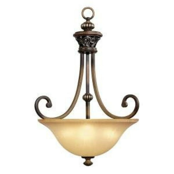 3 Light Caffe Patina Bowl Pendant Com
