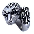 thumbnail image 2 of Large Wolf Ring Mens 316L Stainless Steel Wolverine Band Fantasy Forge Jewelry, 2 of 4
