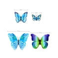 thumbnail image 3 of Pegatinas De Pared 3D Estéreo De Doble Capa Mariposa Pegatinas De Pared Imanes De Nevera Mural Para Niños Decoración De Habitación De Hogar Monstrate HA022758-00, 3 of 7