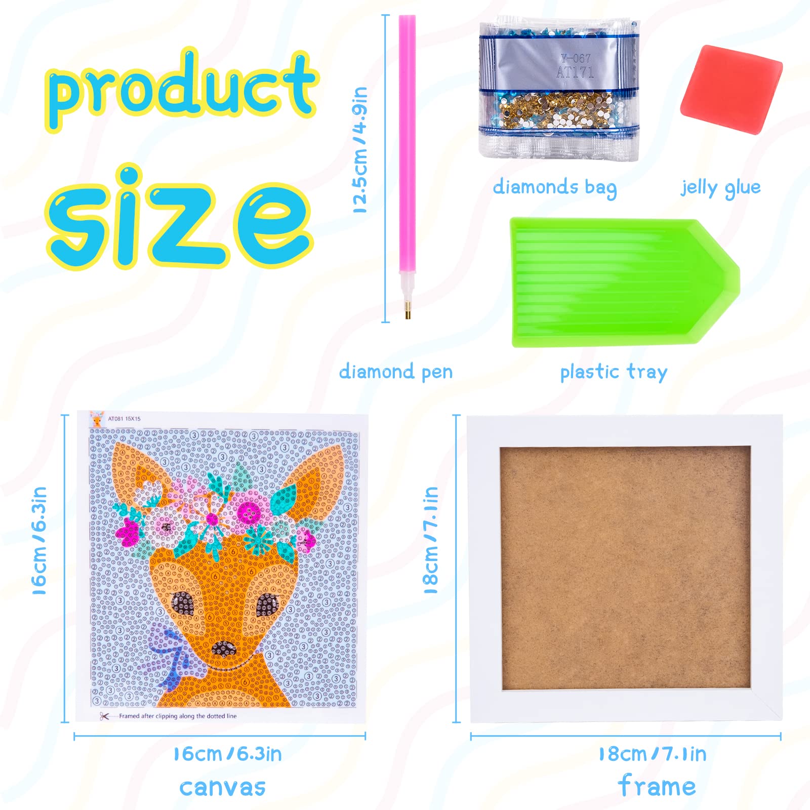 Kit Peinture Diamant 5D Personnalisée Ours Polaire - 50x70cm - DIY Point De Croix Avec Strass - Pour Adultes Et Enfants - Loisir Créatif
