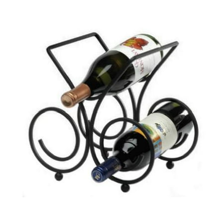 Bordeaux 3-Bottle Wine Rack Black