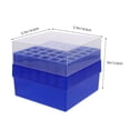 thumbnail image 2 of FRCOLOR Reusable Plastic Cryogenic Storage Box For Laboratory 36-Slots Cryogenic Container Freezer Box Vial Tube Box Cryovial Freezer Box, 2 of 8