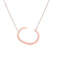 thumbnail image 1 of Guardurnaity Collar con colgante de cadena con letras de oro rosa de acero inoxidable a la moda, regalo de joyería Ropa, zapatos y accesorios Miscelánea oro rosa letra C, 1 of 6
