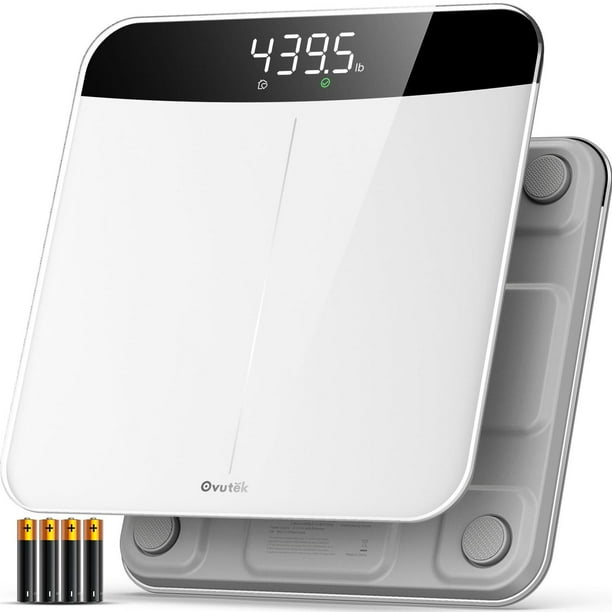 Ovutek Báscula para peso corporal, báscula digital de baño de alta precisión para personas, con pesa