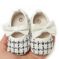 thumbnail image 6 of Yoyauz Baby Girl Mary Jane Shoes Anti Slip Rubber Sole Ballet Slippers Princess Dress Wedding Shoes Newborn Kids Shoes Toddler Shoes（0-12 Month）, 6 of 8