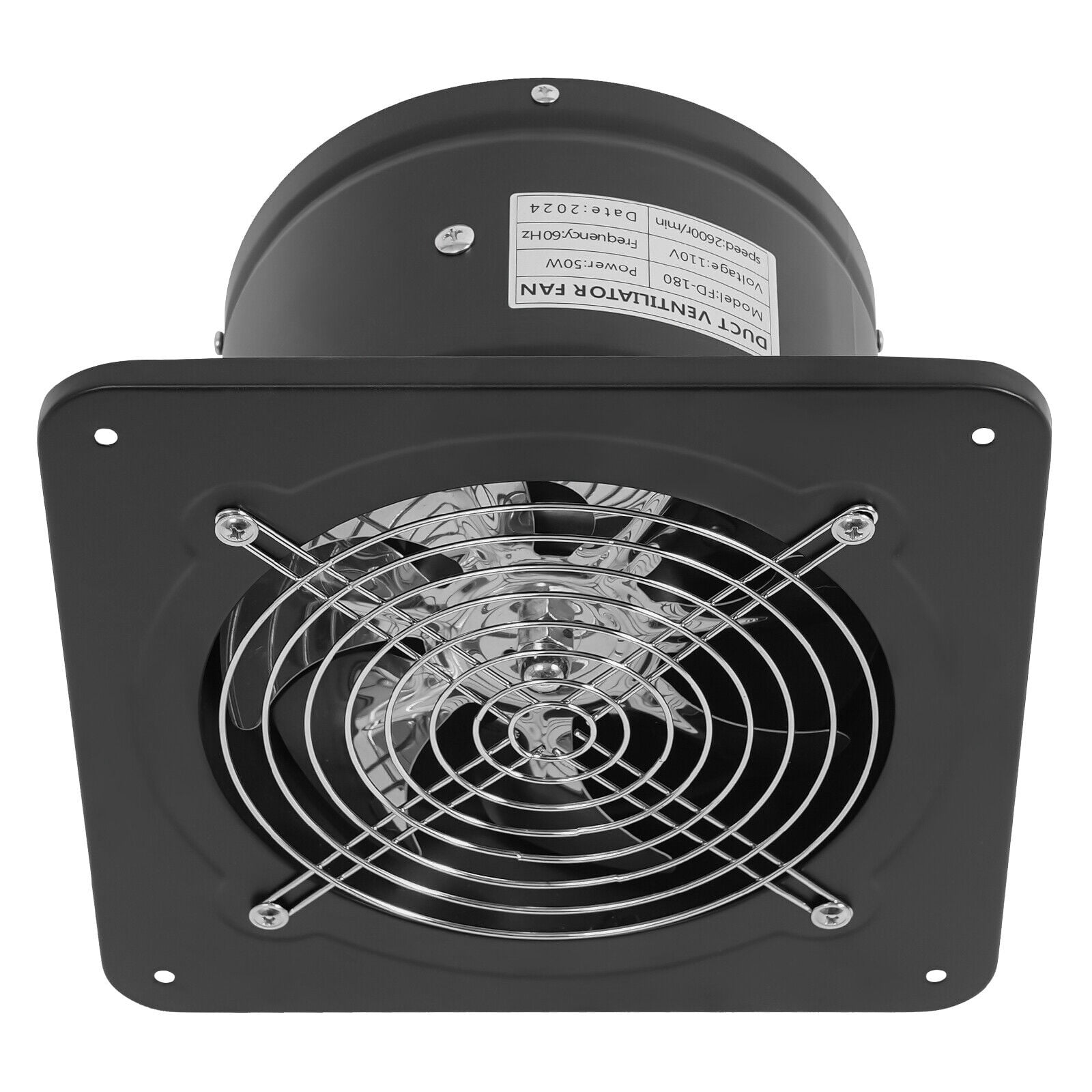 7" 50W Super Quite Cliff Exhaust Fan Bathroom Kitchen Garage Ventilation Vent