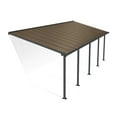 thumbnail image 3 of Palram - Canopia Olympia 10' x 28' Patio Cover - Gray/Bronze, 3 of 11