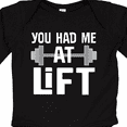 thumbnail image 4 of Inktastic Weightlifting You Had Me at Lift Boys or Girls Long Sleeve Baby Bodysuit, 4 of 5