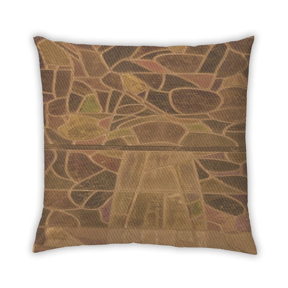Ahgly Company Outdoor Square Contemporary Throw Pillow, 18 inch by 18 inch
