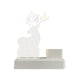 thumbnail image 2 of Lámpara LED de escritorio con portalápices y carga USB | Moderno organizador de plástico blanco para oficina, hogar y escuela | Luz nocturna para el cuidado de la vista, ideal para decorar el, 2 of 7