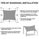 thumbnail image 5 of Toldo rectangular impermeable para jardín Apuakthei con protección UV y resistente a la intemperie, 5 of 8
