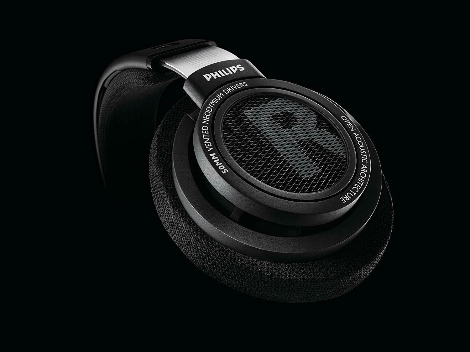Philips SHP9500 HiFi Precision Stereo Over-Ear Headphones – 50mm Drivers, 32 Ohm, Open Back, 95% New