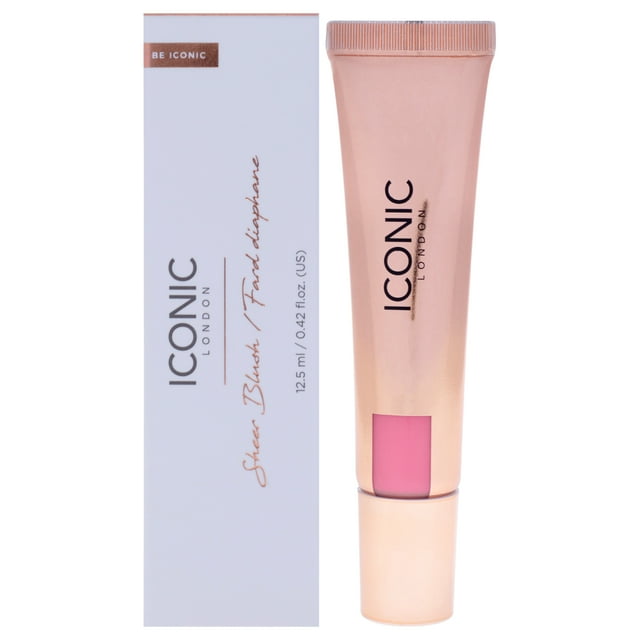 Fard à Joues Crème Transparent - Power Pink par Iconic London pour Femmes - Fard à Joues 0,42 oz