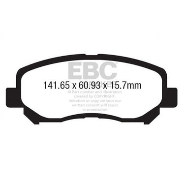 EBC 06-09 Mazda 6 2.3 Turbo (Mazdaspeed) Ultimax2 Front Brake Pads main image 0