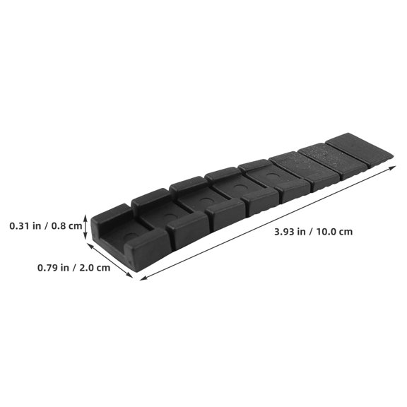 WEUVEB Balance Pads 10Pcs Black ABS Levelers for Homeowners Stabilize Uneven Surfaces