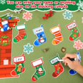 thumbnail image 4 of Juego de tablones de anuncios con chimenea navideña Qyeahkj con medias, 4 of 7