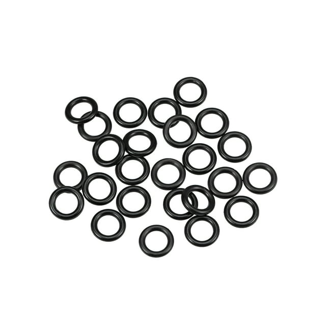 O-Rings Nitrile Rubber 5mm Inner Diameter 8mm OD 1.5mm Width Round Seal Gasket 25Pcs