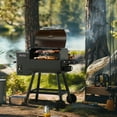 thumbnail image 3 of PARGRILL 467 sq.in Wood Pellet Grill & Smoker, BBQ Grill with Auto Temperature Control, for Outdoor Cooking, Patio and Backyard, Bronze Black, 3 of 7