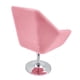 thumbnail image 4 of 2 Piezas 1:12 Casa de Asientos Flocados Sillas Muebles de Habitación Hugo Color Rojo Rosa, 4 of 10