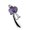 Purple, variant on Handcrafted Phalaenopsis Keyring With Bead Accent Lightweight Bag Backpak Hanging Ornament For Daily Use