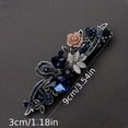 thumbnail image 3 of Elegant Rhinestone Bow Hair Clip with Crystal Flower Design - Perfect Hair Accessory for Women, 3 of 13