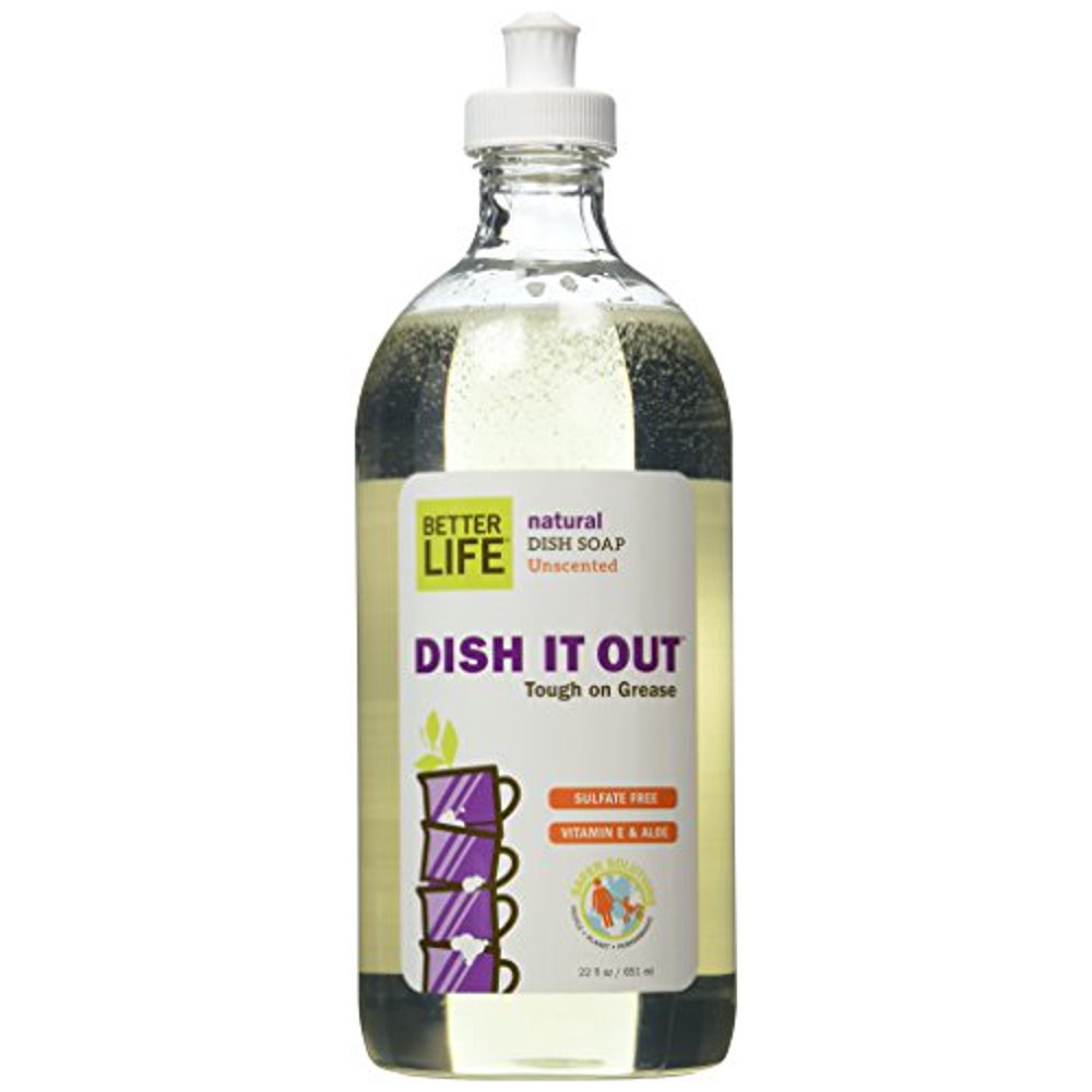 Better Life Dish Soap, Unscented, 22 Ounces