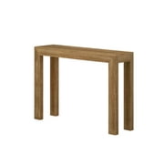 Plank+Beam 46 Modern Solid Wood Console Table, Narrow Entryway Table, Behind The Couch, Pecan