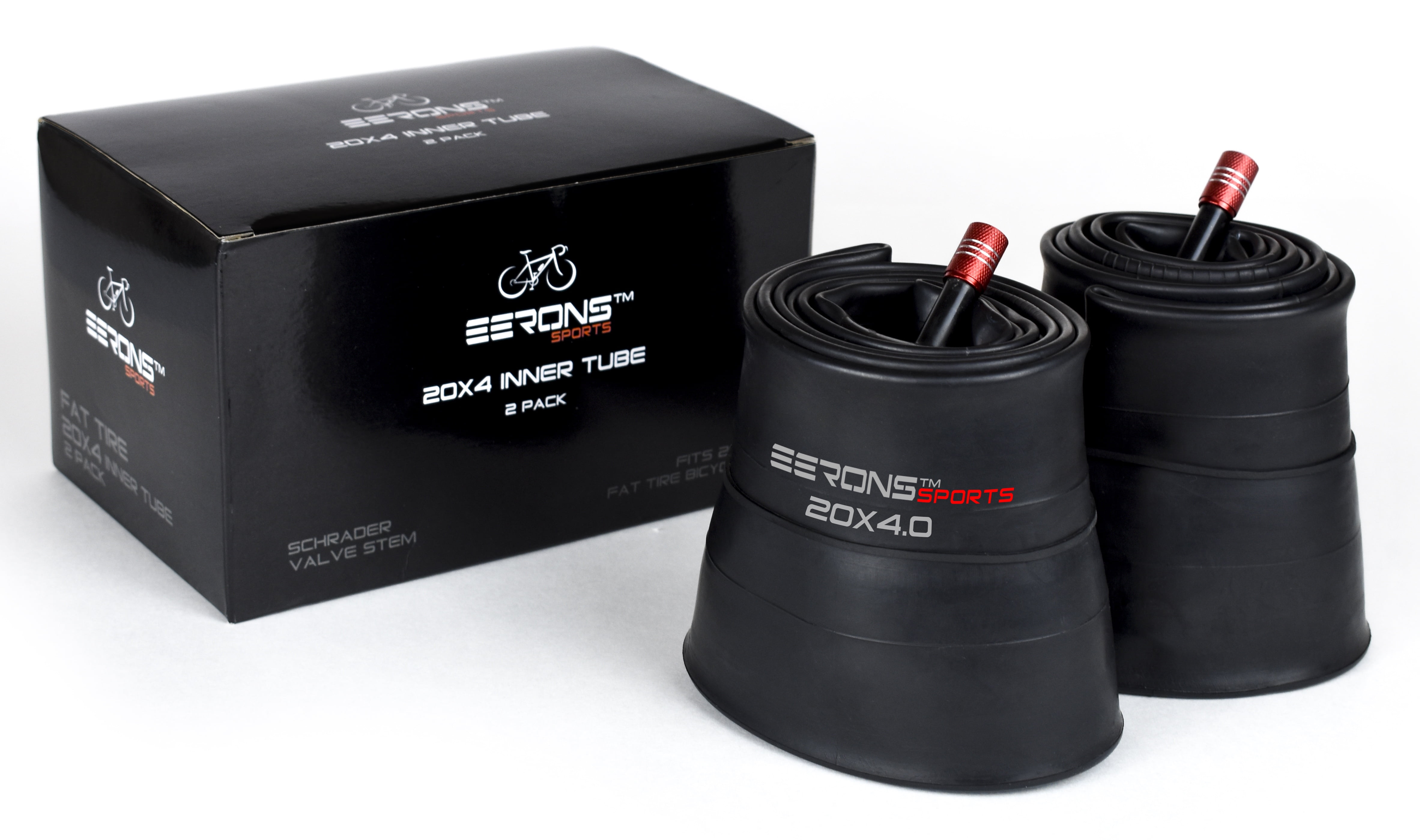 20x4 Inner Tube Fat Tire 26" Fat Bike Inner Tube for Mountain Bike, eBikes, Snow Bikes 2