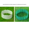 thumbnail image 4 of Hammer in Lawn Edge, Reusable Weatherproof Interlocking Landscaping Edging Kit 20PCS PP  for Yard Green,White, 4 of 7