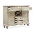 thumbnail image 3 of Magnussen Home Newport Solid Wood Buffet/Sideboard in Soft Alabaster Finish, 3 of 5