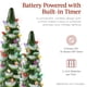 thumbnail image 4 of Juego de 3 árboles de Navidad de cerámica Best Choice Products, 4 of 7