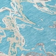 thumbnail image 5 of Addison Rugs Machine Washable Indoor/ Outdoor Modern Wave Chantille Rug Teal - 10' x 14', 5 of 5