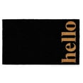 thumbnail image 1 of Calloway Mills Paillasson Rectangulaire Vertical Hello 24 x 36 Po, Noir & Naturel, 1 of 1