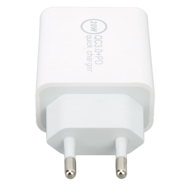 Cargador RÁPIDO, 20W QC3.0 PD CARGADOR ESTABLE ESTABLE CORRETE VELOCIDAD DE CARGA RÁPIDA PARA AVATA
