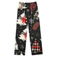 thumbnail image 2 of VBTAPA Womens 2 Piece Pajama Sets 2024 Christma Printed Long Sleeve Button Down Shirts and Pants Matching Lounge Set Xmas Jammies Holiday Sleepwear Black and Friday DealsMulticolor XXL, 2 of 6