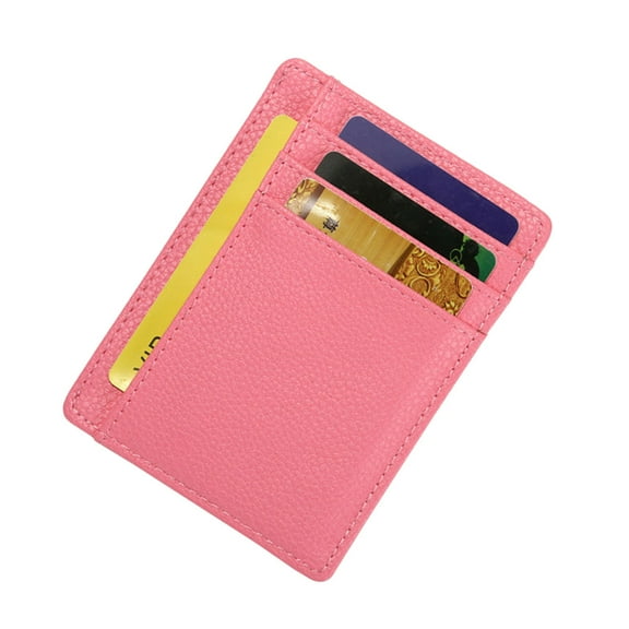 AURARMLET Small Wallet for Women Simple Style Pink 1Set Coin Storage for Daily Use