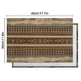 thumbnail image 5 of Flax Boho Chic Placemats Set of 6, 12x18 Inch Tribal Pattern Table Mats, Washable Vintage Style Decor for Rustic Nordic Farmhouse Dining Room or Artistic Kitchen Table, 5 of 5