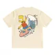 thumbnail image 2 of Camiseta estampada de Los Simpsons, camiseta holgada informal de moda para hombre, camiseta de manga corta de verano para parejas, camiseta de gran tamaño, ropa para hombre y mujer, 2 of 5