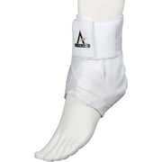 Active AS1 Pro Lace-Up Ankle Brace, Adjustable, White, Large