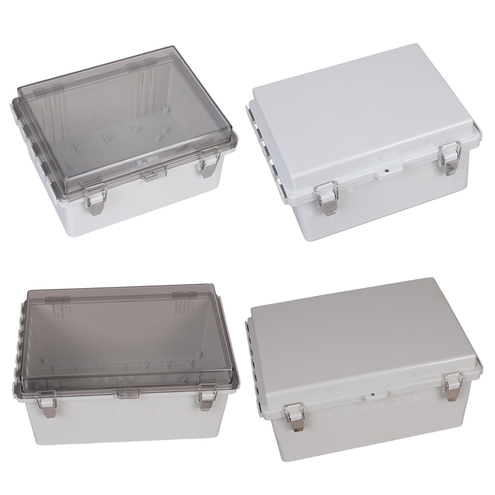 Plastic Electrical Junction Box Waterproof Connection Cable Enclosure for Indoor Outdoor Power Case Junction Box