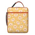 thumbnail image 6 of Lunch Box Bag with Daisy Floral Design, Insulated Reusable Tote for Women Men Kids Suitable for Office School, 6 of 6