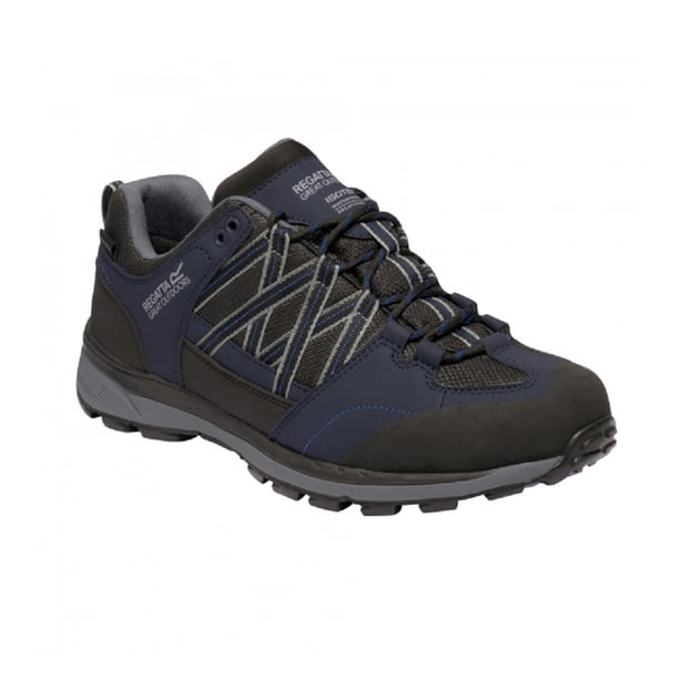 Regatta - Zapatillas de Senderismo Samaris Low II con Cordones para Hombre (Marino, Azul Náutico) Regatta UTRG3276_navynautical