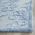 thumbnail image 4 of SAFAVIEH Bella Galena Damask Vines Wool Runner Rug, Blue, 2'3" x 7', 4 of 12