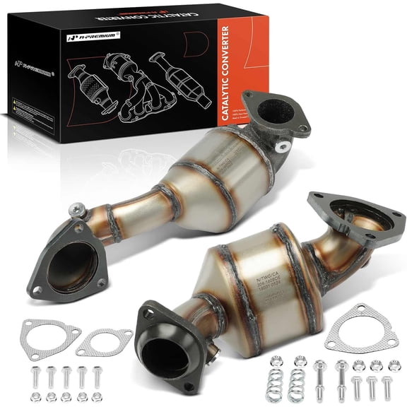 A-Premium 2-PC Front Left & Right Catalytic Converter with Gasket Kit Direct-Fit Compatible with Ford Explorer 2013-2019, Police Interceptor Utility 2014-2019, 3.5L, E.P.A. Compliant