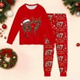 thumbnail image 2 of 67 shirt B'oys Themed Long Sleeve Pajama Cozy Holiday Print Loungewear For K'ids Festive Nightwear Outfit Soft Blend Sleepwear Two Piece Pajamas For C'hildren Comfortable Homewear, 2 of 3