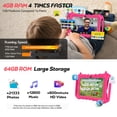 thumbnail image 4 of XGODY 7 inch Android Tablet for Kids,3GB+32GB Kids Tablet with $130 value of pre-installed IWAWA Education APP,Parental Control,Pink, 4 of 7