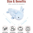 thumbnail image 4 of Peluche pesado de axolotl Niuniu Daddy, 61 cm, 2,3 kg, azul, 4 of 9